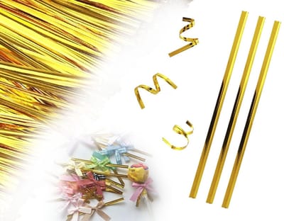 Allecto - Herbruikbare Veters - Kabelbinders - Gouden Metalen Sluiting - 1000 Stuks - Vetersluiting - Voor Vrieszakken - 10 cm