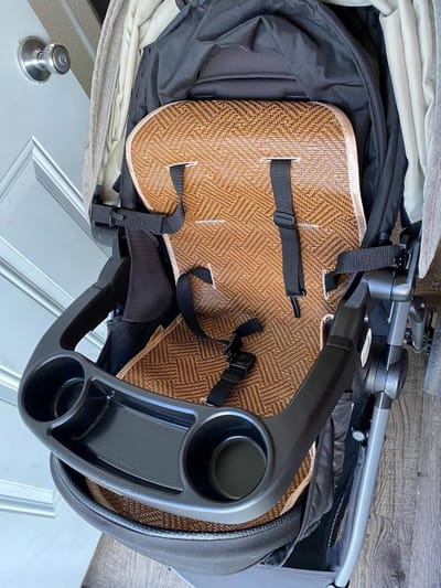 Universal Stroller Cool Seat Liner Summer Cooling Liner Pad Comfortable Air Flow Moisture Wicking 3D Rattan Cushion Mat for Stroller Car Seat Pushchair Pram