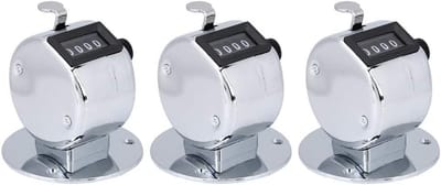 Dailygoods- Handteller 4-cijferig - Handteller klikker - Tally Clicker - Metalen behuizing - Draagbaar - Nauwkeurige telling - Teller