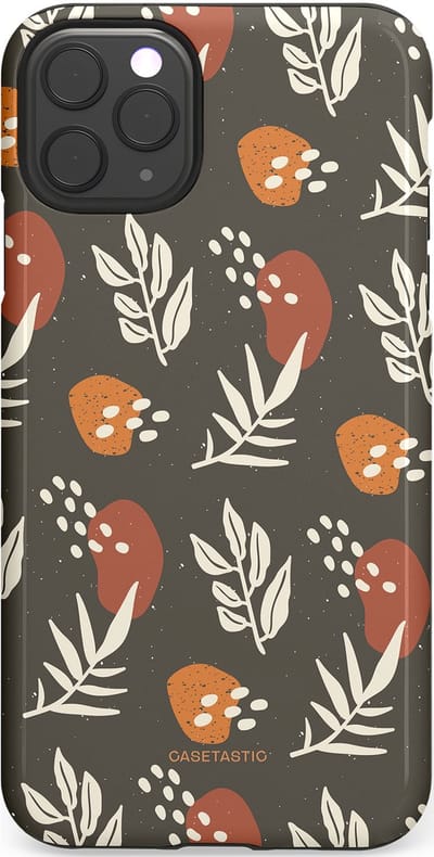 Casetastic Hoesje Geschikt voor Apple iPhone 11 Pro Max - Stijlvolle Beschermende Duo-layer Case - Zandsteen