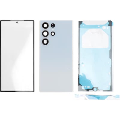 Achterkant Glas Cover Voorkant Glas Buitenscherm met Vooraf Geïnstalleerde Cameralens Reparatiegereedschap wit