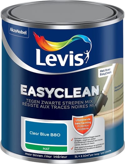 Levis - Easyclean Tegen Zwarte Strepen Mix - Clear Blue B80 - Mengverf - 1 L