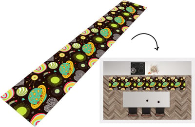 Keukenloper - Loper keuken - Patronen - Ruimte - Planeten - 300x50 cm - Keukenloper vinyl