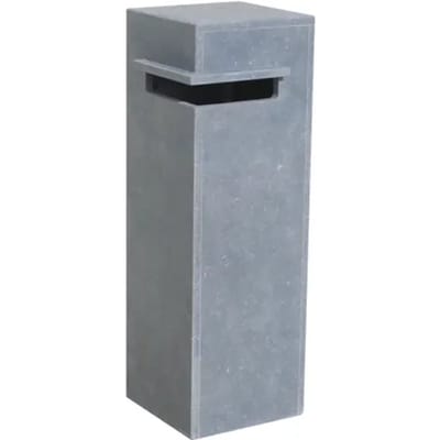 Brievenbus Staande Brievenbus Oliva - Natuursteen - Blauwe Hardsteen - 32x97x32cm
