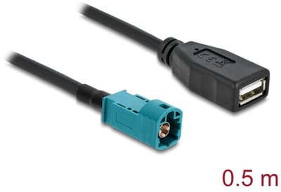 Delock Cable HSD Z male to USB 2.0 Type-A female 0.5 m
