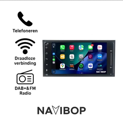 Geschikt voor Toyota Yaris (1999 t/m 2013) | 4+64GB 8-CORE | 7 inch Android 15.0 CarPlay autoradio | Draadloos CarPlay & Android Auto | Mic, Camera (AHD) & DAB+ | Bluetooth & WiFi | NAVIBOP NB-4923 | Bouwjaar 1999 t/m 2013