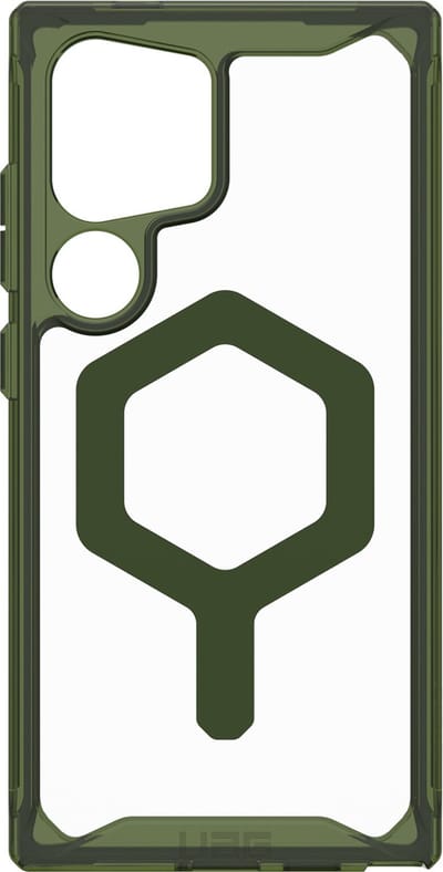 Urban Armor Gear Plyo Hoesje Geschikt voor Samsung Galaxy S24 Ultra Ice Olive