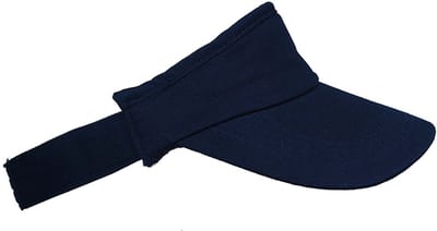 K-UP Zonneklep - volwassenen - navy blauw - katoen - sunvisor zonnekleppen