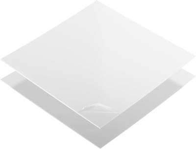 Kunststof Plaat - ABS Plaat - Doe-het-zelf - Hoge Slagvastheid - 200x100cm 1mm - Wit