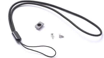 Thijox - Fietscomputer Lanyard Tether - Bescherming voor GPS Fietcomputer - Duurzaam Materiaal - Ideaal voor Fietsen, Mountainbiken, Touring - Zwart