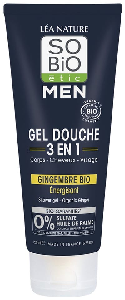 So bio etic Showergel for men 3-in-1 ginger 200 Milliliter