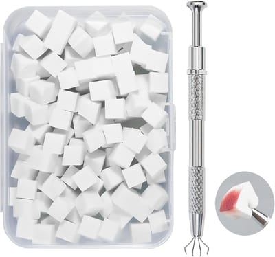 100 Stuks Nail Sponges voor Ombre, Gradient Nagels, Nail Art Tools en Accessoires voor Beginners