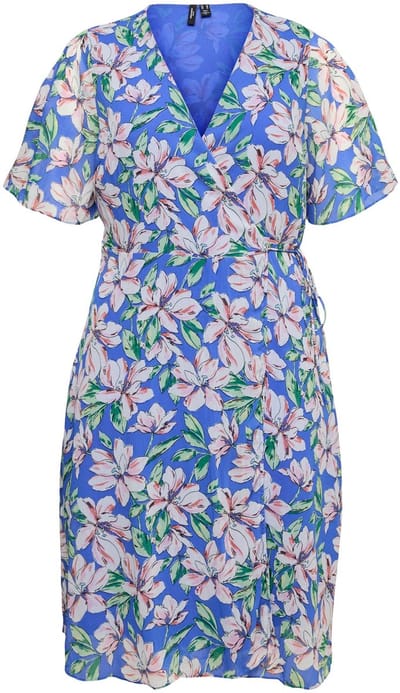 Vero Moda Curve Jurk met laagjes VMCZILLE Midi-jurk