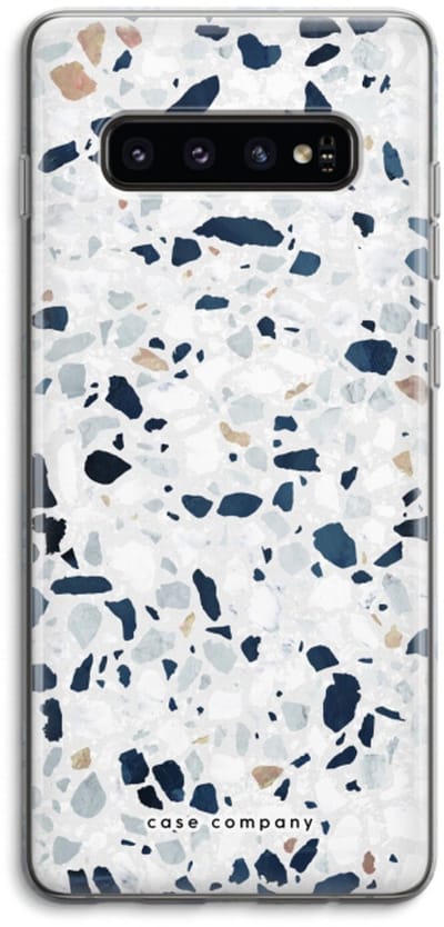 Case Company® - Hoesje geschikt voor Samsung Galaxy S10 4G hoesje - Terrazzo N°1 - Soft Cover Telefoonhoesje - Bescherming aan alle Kanten en Schermrand
