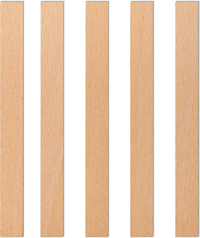 TopWosk - Houten Knotsen - 140x14x1 mm - Zonder Blikjes - FSC Gecertificeerd