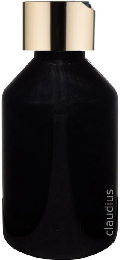 Lege Plastic Fles 250 ml zwart met Gouden klepdop - set van 10 stuks - navulbaar - leeg