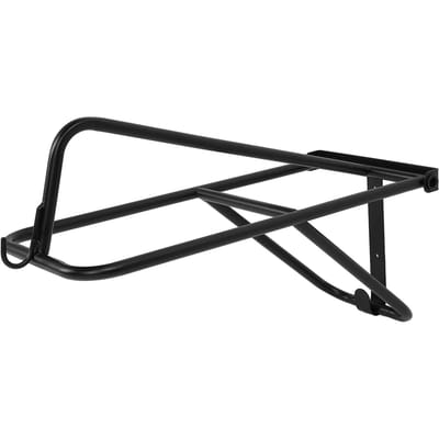 Porte-selle mural pliable et portable pour sellerie, écurie, grange black