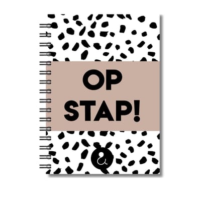 Op Stap Boekje | Uitjes Invulboek Kind | Dagjes Weg Herinneringen Boek | Dots Sand