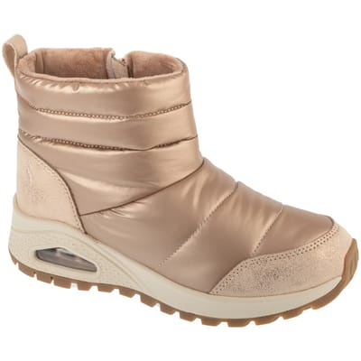 Skechers Uno Rugged Puffer Daze dames enkellaars roségoud