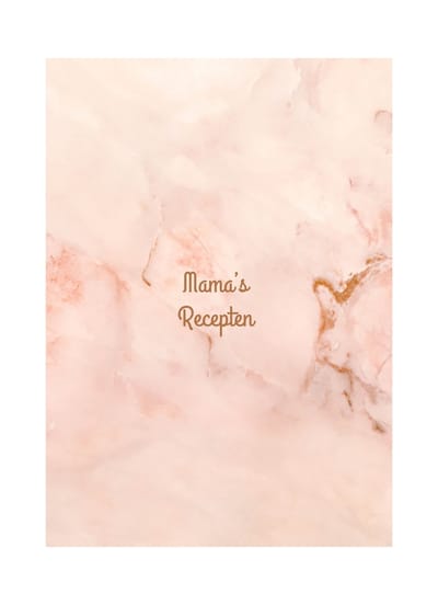 HappyBook - Mama's recepten - Kookschrift - Receptenboek - Gerechten bewaren - Herinneringen - Samen koken - Koken met vrienden - Herinneringen boek - Memories - Persoonlijk kookboek - Elastiek - Hardcover - Boekenlegger - Luxe boek - Moeders recept
