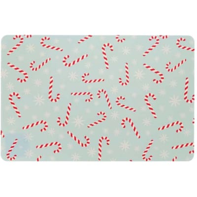 Unique Living placemat xmas lollipop 30x45cm blue
