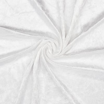Velours de panne - 140cm breed - Wit - 10 meter