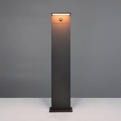 Trio Lighting LED tuinpadverlichting Ravi, antraciet, hoogte 100 cm, sensor, IP54