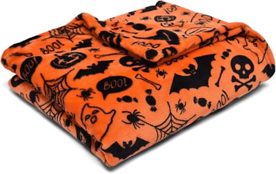 Fleecy bedsprei Halloween - 120 x 150 cm