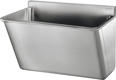 Medische scrub met lage spatwand