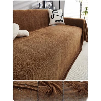 Chenille Sofa Handdoek Hoes Doek Sofa Kussen Vier Seizoenen Universeel Hoge Kwaliteit Volledig Bedekt Universele Hoes Hoes Deken 70*70cm