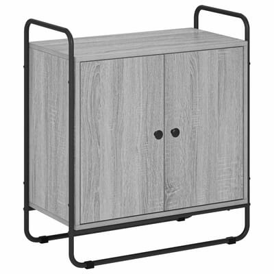 vidaXL - Dressoir - Grijs - Sonoma - 68 - x - 35 - x - 75 - cm - Bewerkt - hout