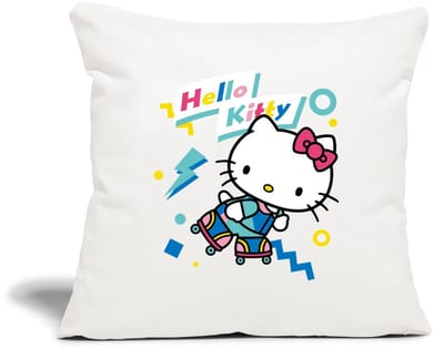 Hello Kitty Jaren 90 Stijlen Met Rolschaatsen Sierkussenhoes, 45 x 45 cm