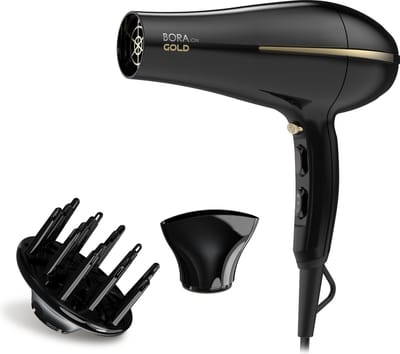 GA.MA Bora ION Gold haardroger 2200 W Zwart