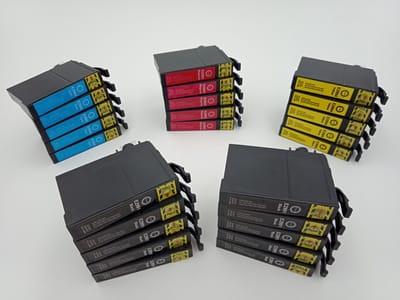 KATRIZ® huismerk inkt voor Epson 10x T2991XL BK  + 5x T2992XL C +5x T2993XL M + 5x T2994XL Y |(25stuks) - Met chip