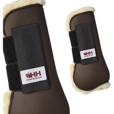 Sheepskin Voorbeenspanners voor Paard Hispano Hipica