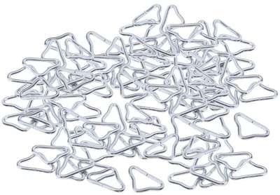 Driehoekige Ringgesp - Set van 30 stuks - V-ring voor Trampoline Onderdelen - 4cm - Gegalvaniseerd Staal en Corrosiebestendig - Reserveonderdelen voor Springmat en Trampolinenet - Universele V-ring Accessoires - Zilver