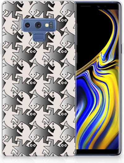 Samsung Galaxy Note 9 TPU Hoesje Salamander Grey