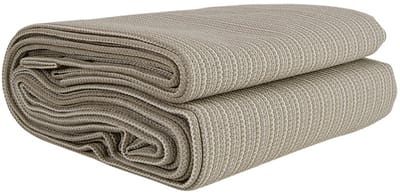 Balkondoek 90 cm hoog x 500 cm Sahara sand