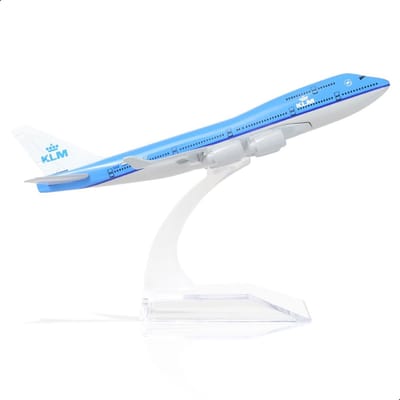 1/400 Diecast Boeing 747 Modelvliegtuig - Metaal Vliegtuigmodel met Standaard voor Luchtvaartliefhebbers