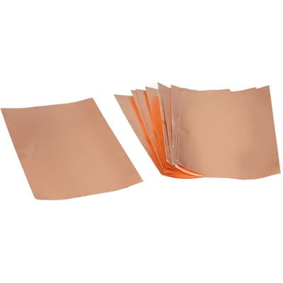 10 stuks Koperfolie Tape Afschermend Geleidend Waterdicht Zelfklevend voor Knutselen Elektrische Reparaties beige