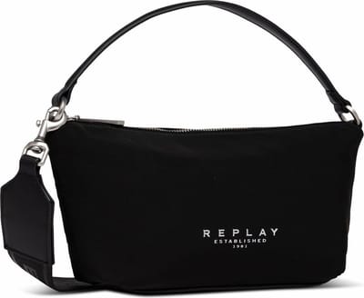 REPLAY Schoudertas Handtas Shoulder Bag Black Zwart
