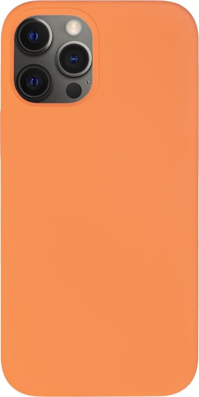 BMAX Siliconen hard case hoesje geschikt voor iPhone 12 Pro Max / Hard Cover / Beschermhoesje / Telefoonhoesje / Hard case / Telefoonbescherming - Oranje
