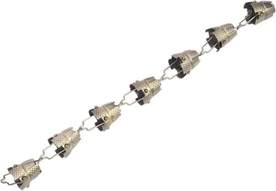 Bronzen Regenketting - Dakgoot Afvoer - Water Leiden - Aanpasbare Lengte - 33ft - Antiek Brons