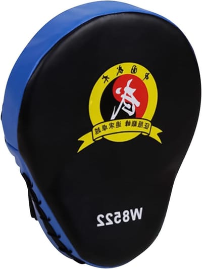 Boks Pads - Focuswanten Trainingskussens - Vechtsport Training - Schokabsorberend Ontwerp - 25x19x4.5 cm - Blauw
