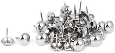 Roestvrij stalen spijkers - Decoratieve pinnen - Bevestigen van materialen - Roestvrij staal materiaal - 40 stuks - Zilverkleurig