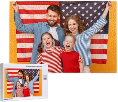 Gepersonaliseerde Puzzel - Foto Puzzel - Herinneringen Vormgeven - Volledig Aanpasbaar - 1000 Stukjes - Meerdere Kleuren