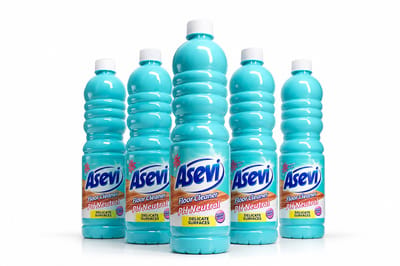Asevi Vloerreiniger pH Neutraal 1L – Voor Parket, Marmer & Natuursteen – Streeploos Schoon & Beschermend - 5 pack