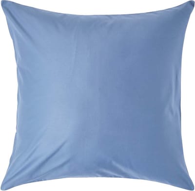 Homescapes Luxe Satijn Kussensloop 60x60 cm – Staalblauw – 100% Egyptisch Katoen – Draaddichtheid 1000