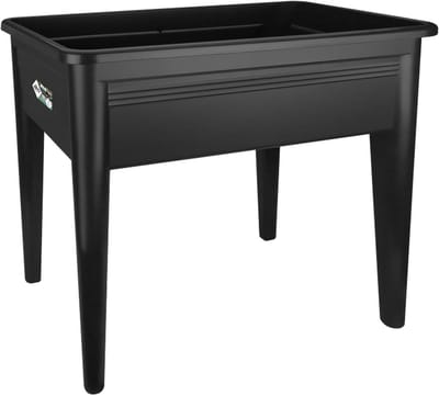 Elho Moestuinbak Green-basics Super-xxl - Gerecycled-plastic - Zwart - 56,6x75x22,3cm
