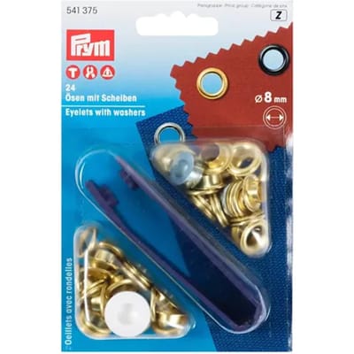 Prym Messing Ring 8mm 30 Stuks